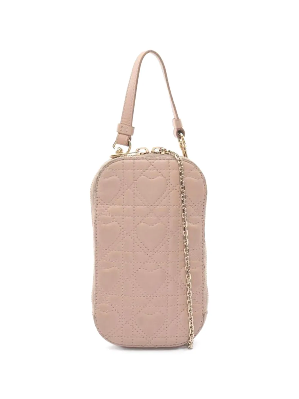 Christian Dior Pre-Owned Pouch per smartphone Lady Dior trapuntata anni 2000 - Toni neutri