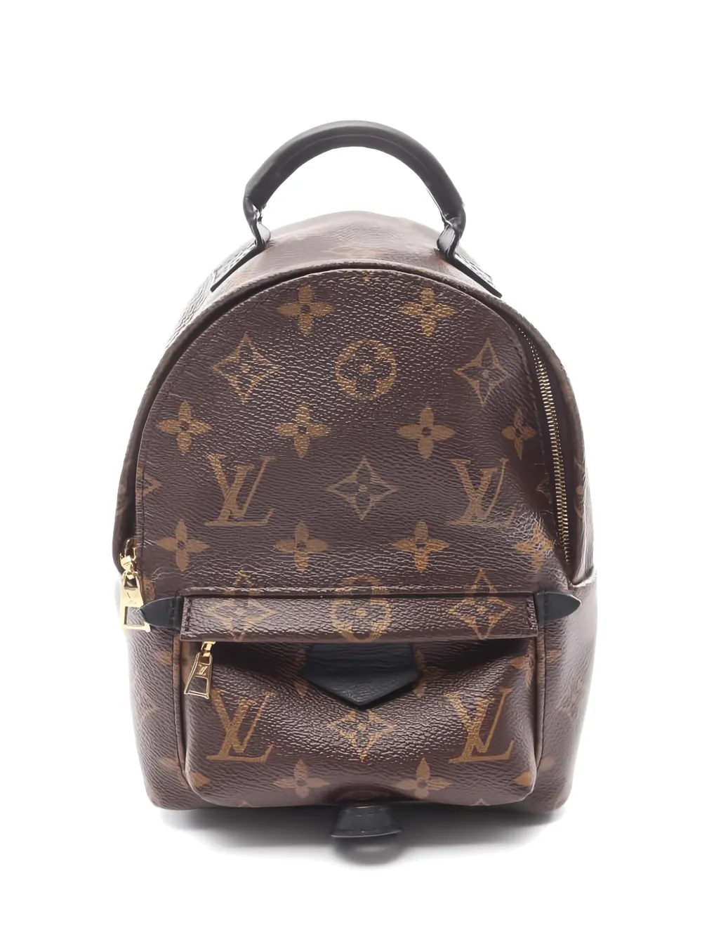 Louis Vuitton Pre-Owned 2017 mini Palm Springs Monogram leather backpack - Marrone