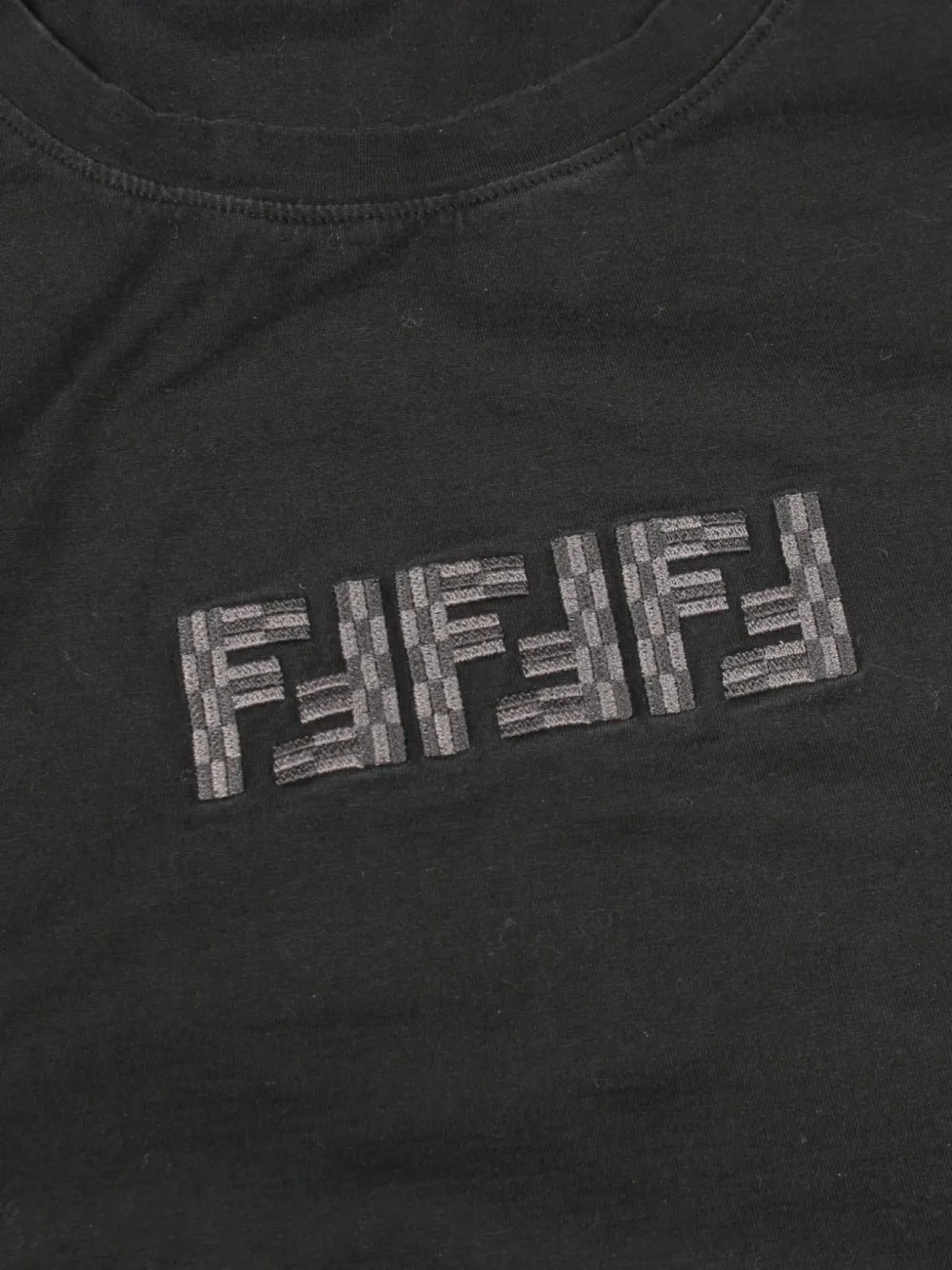 Fendi Pre-Owned 2000s FF Labyrinth Embroidery short-sleeve T-shirt