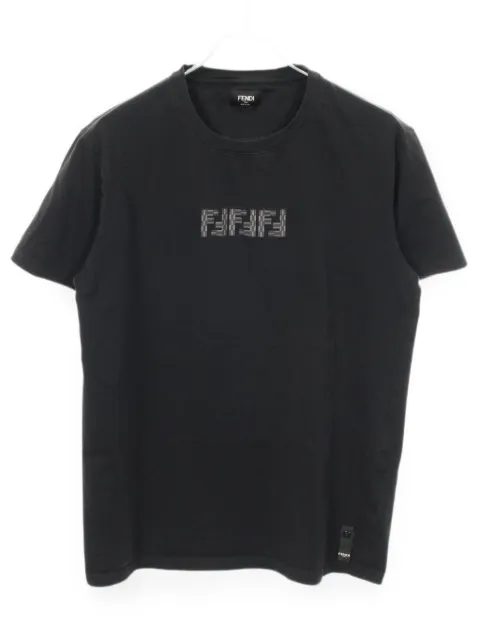 Fendi Pre-Owned 2000s FF Labyrinth embroidery short-sleeve T-shirt
