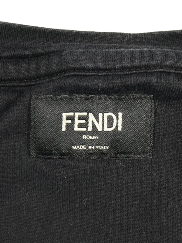 Fendi Pre-Owned 2000s FF Labyrinth Embroidery short-sleeve T-shirt