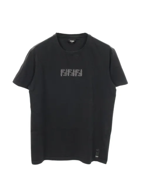 Fendi Pre-Owned t-shirt en coton à logo brodé FF (années 2000)