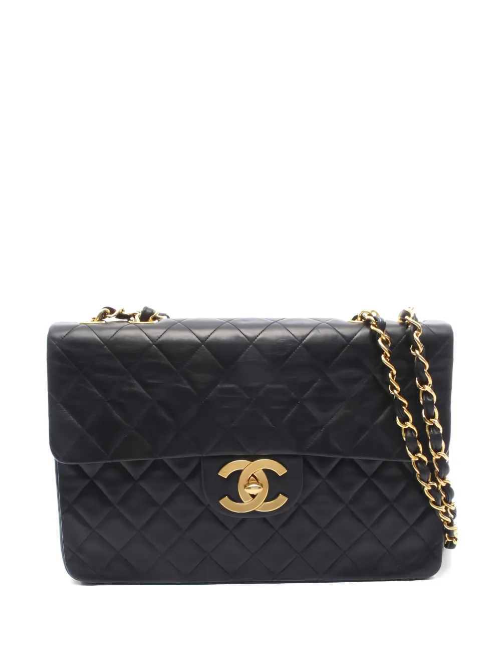 CHANEL Pre-Owned 1994 Deca Matelassé shoulder bag - Black