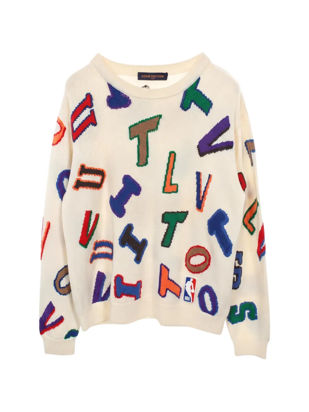 Louis Vuitton Pre-Owned x NBA 2010s crew-neck sweater - Toni neutri
