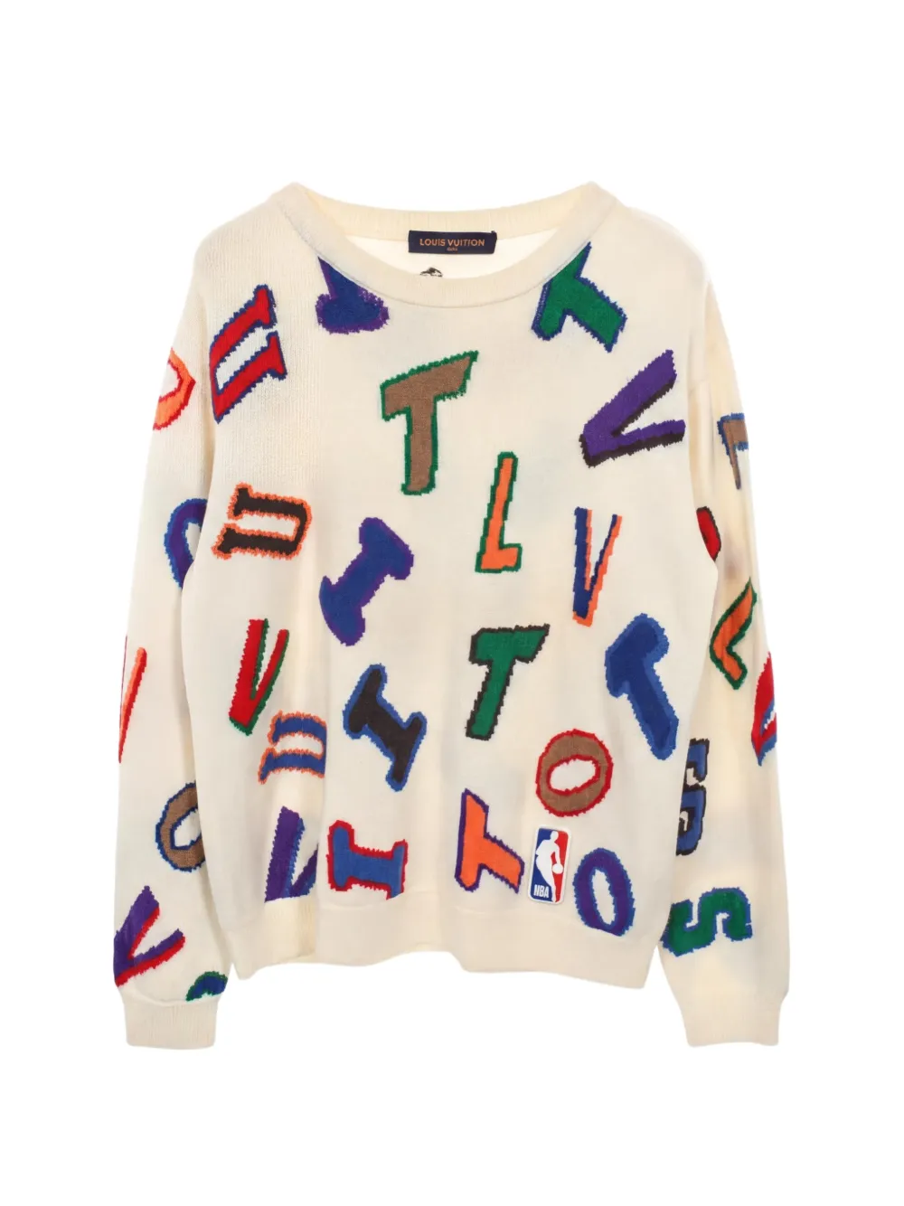 Louis Vuitton Pre-Owned x NBA 2010s crew-neck sweater - Toni neutri