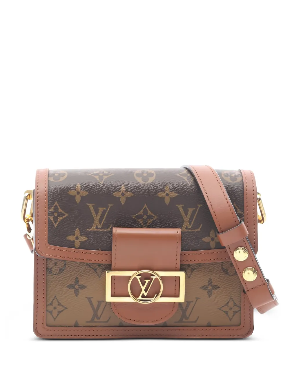 Louis Vuitton Pre-Owned 2021 mini Dauphine monogram shoulder bag - Marrone