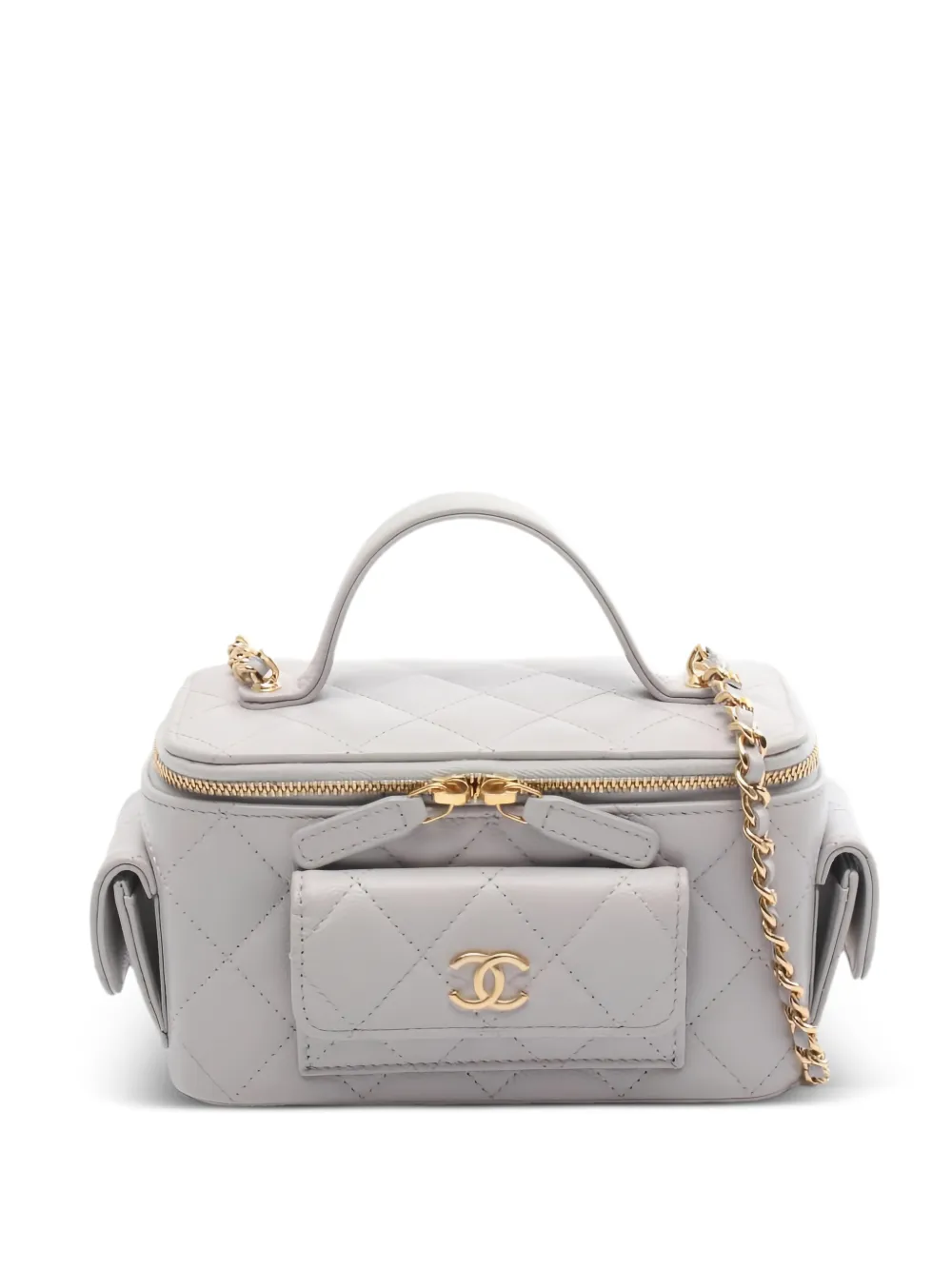 CHANEL Pre-Owned 2021 top-handle tote bag - Grey