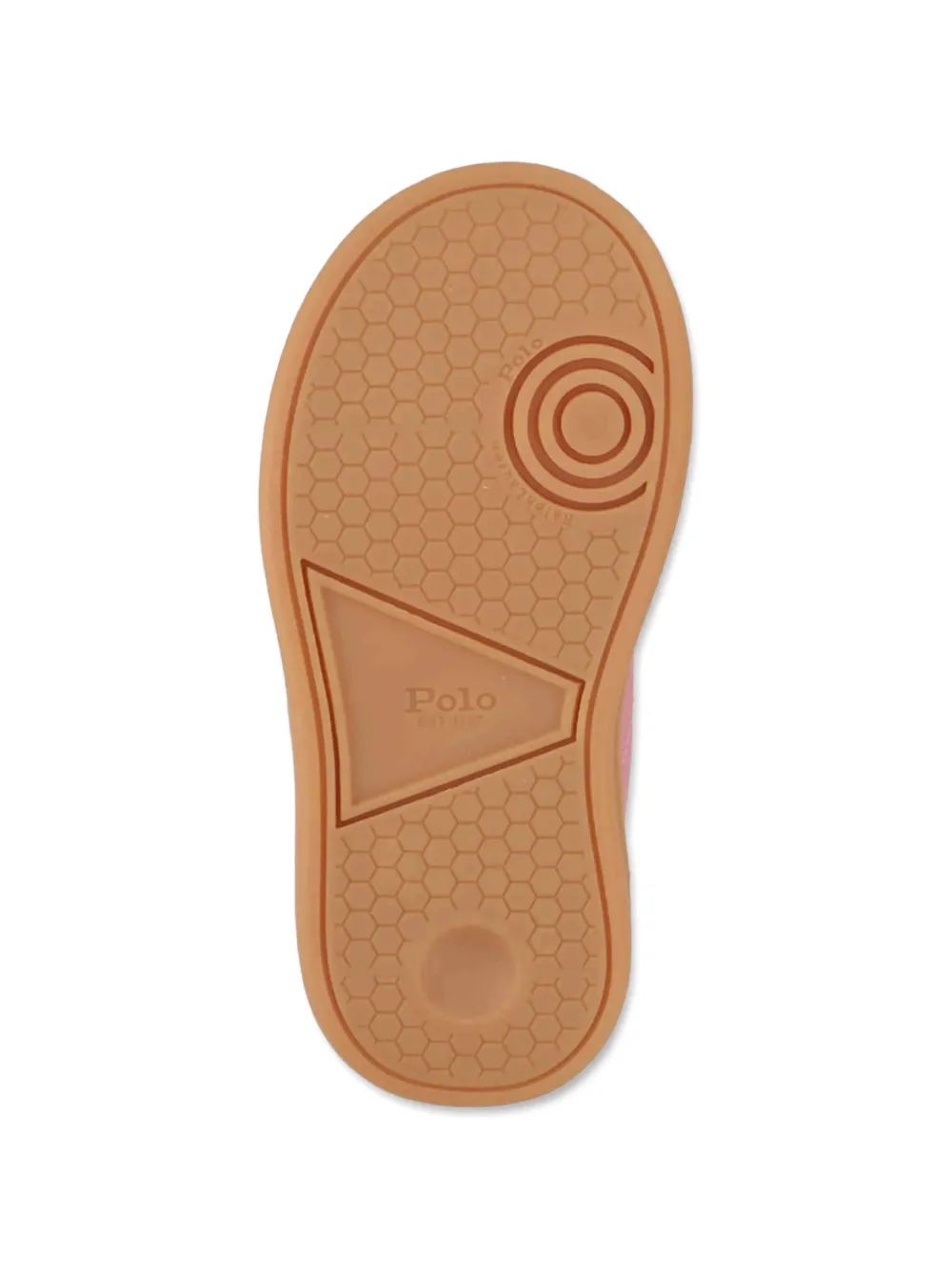 POLO RALPH LAUREN KIDS Polo Pony sneakers met borduurwerk Roze