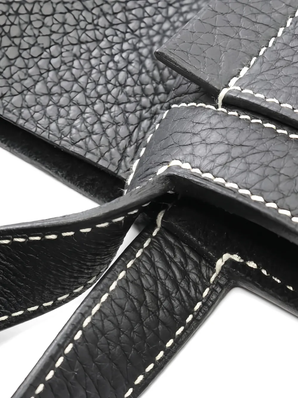2021 46 Kabaserie Topstitched Leather Tote Bag