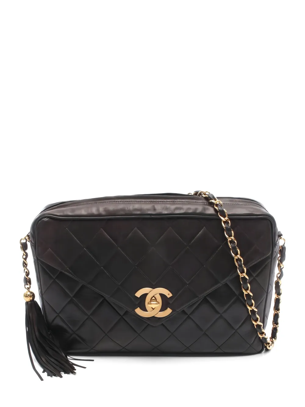 CHANEL Pre-Owned 1994-1996 Matelasse crossbody bag - Braun