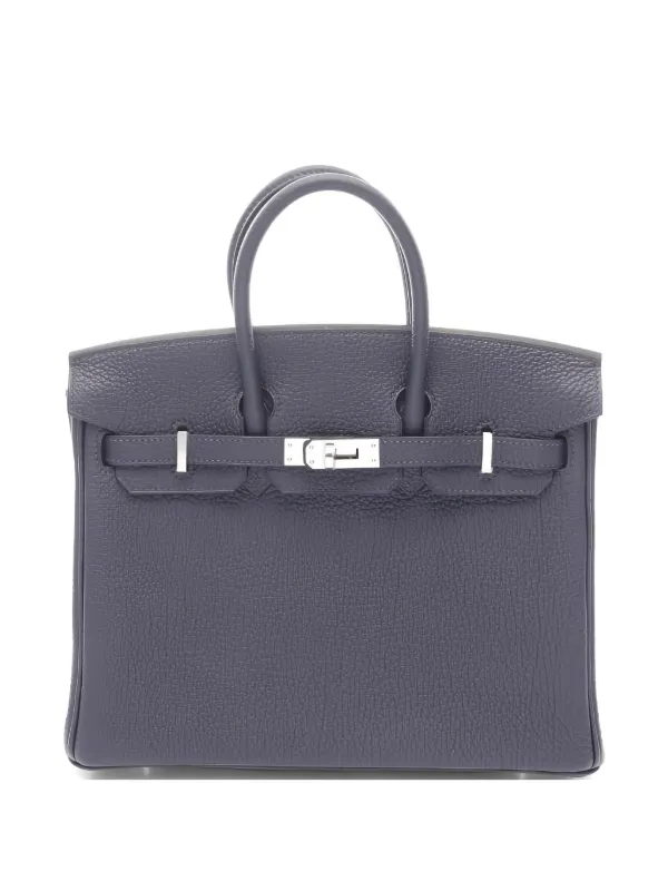 Hermès Pre-owned 2025 Birkin 25 Handbag in Blue