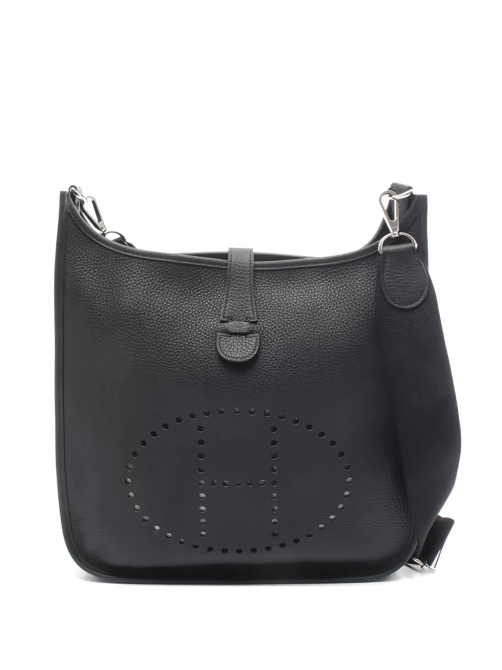 Hermès Pre-Owned 2024 GM Evelyn 3 leather shoulder bag - Nero