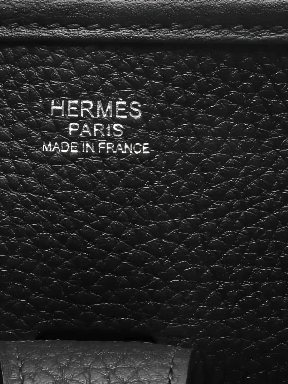 Hermès Pre-Owned 2024 GM Evelyn 3 leren schoudertas Zwart