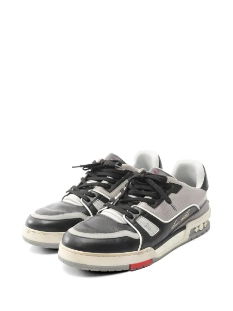 Louis Vuitton Pre-Owned 2018 leather lace-up sneakers