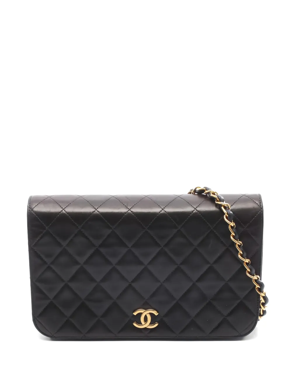 CHANEL Pre-Owned 1997-1999 matelasse chain cross body bag - Nero
