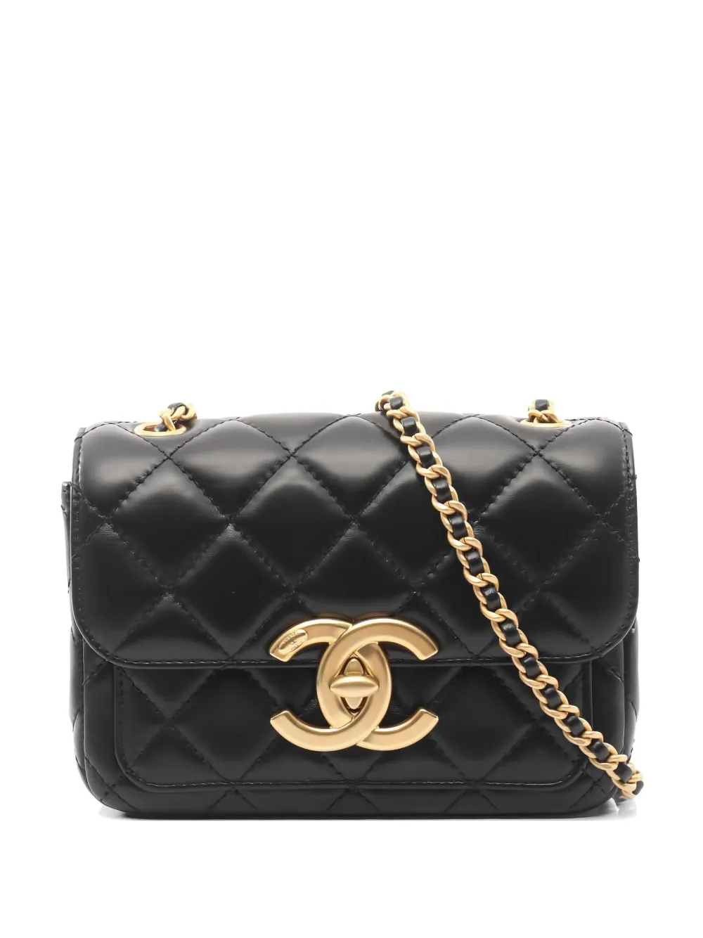 CHANEL Pre-Owned 2021 Matelasse chain shoulder bag - Nero