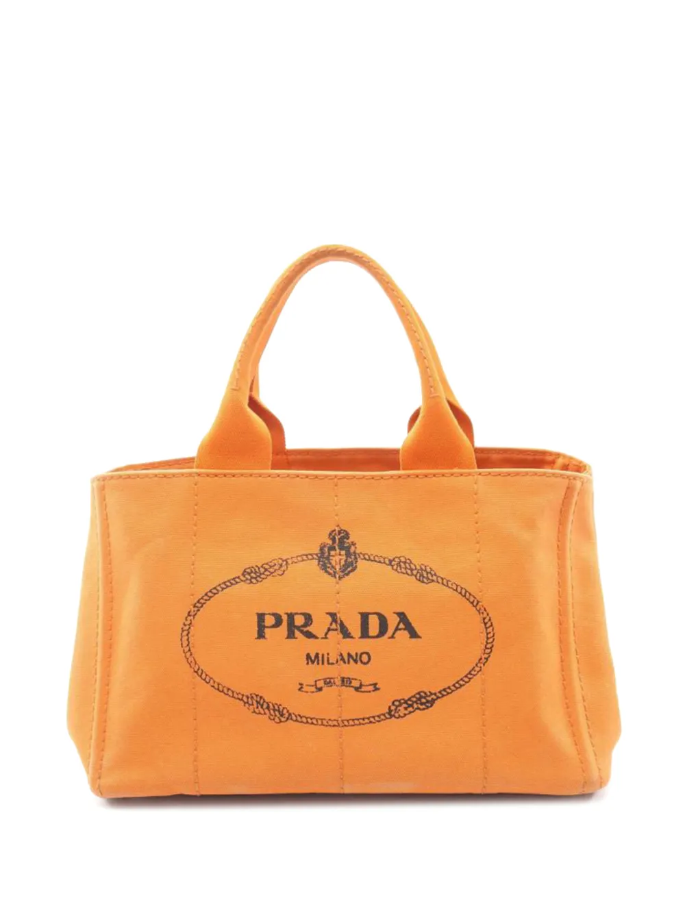 Prada Pre-Owned 2000s Canapa Kanapa Tote Bag aus Canvas - Orange