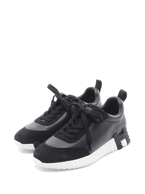 Hermès Pre-Owned 2010s Bouncing logo-detail sneakers