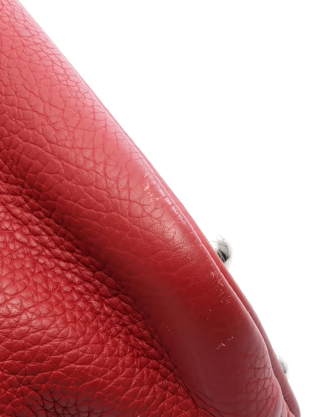 Hermès Pre-owned 2012 31 Bolide Rouge Garance Taurillon Clemence Tote Bag in Red, view 5