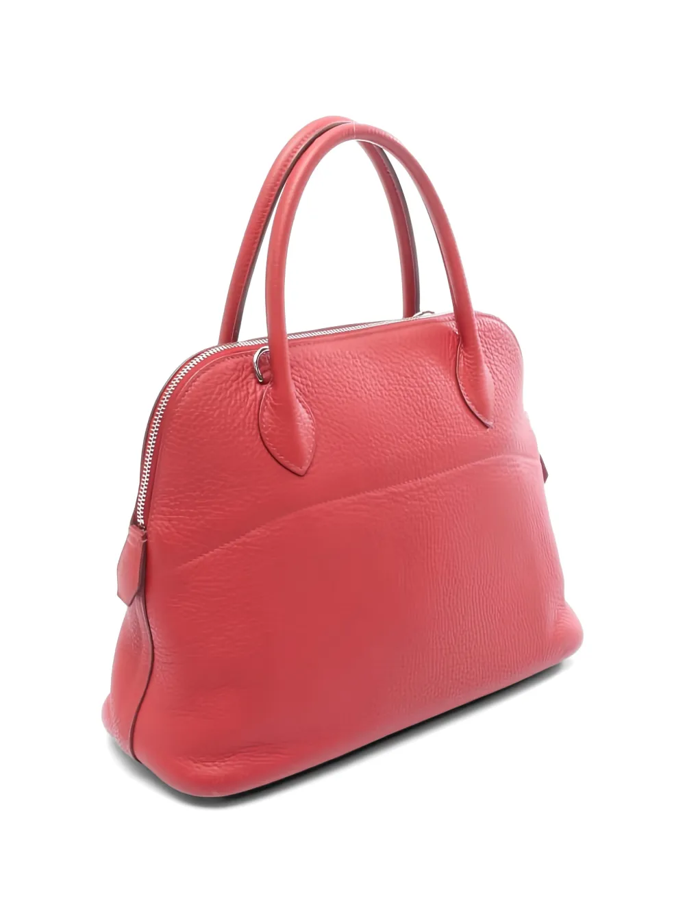 Hermès Pre-owned 2012 31 Bolide Rouge Garance Taurillon Clemence Tote Bag in Red, view 2