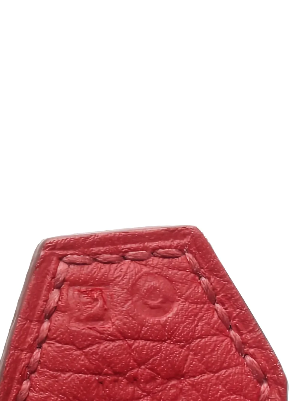 Hermès Pre-owned 2012 31 Bolide Rouge Garance Taurillon Clemence Tote Bag in Red, view 4