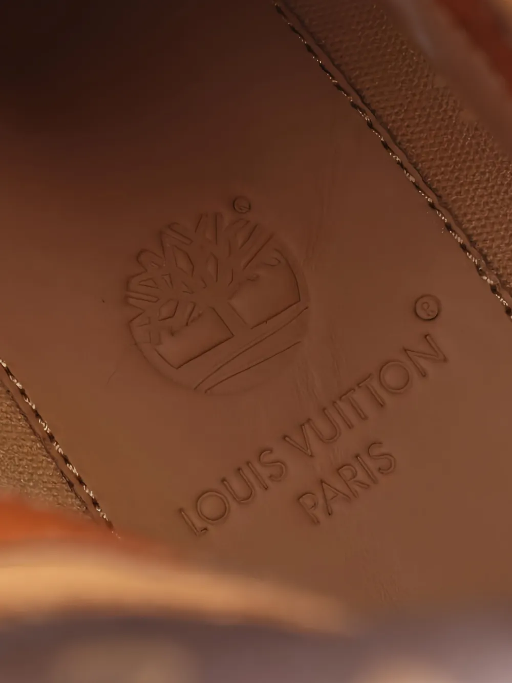 × Timberland 2024 monogram leather boots