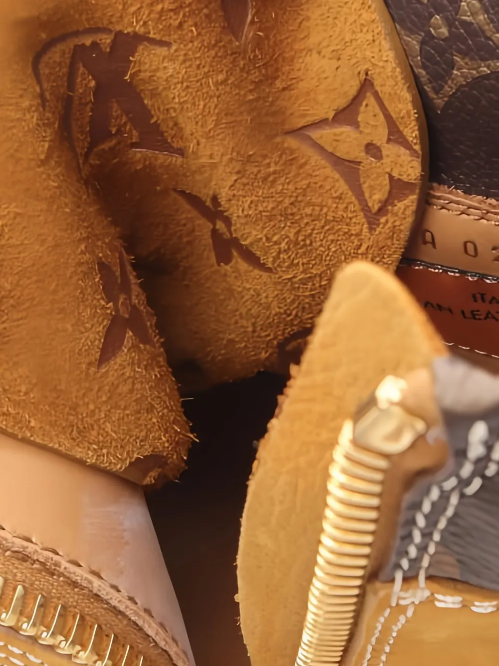 × Timberland 2024 monogram leather boots