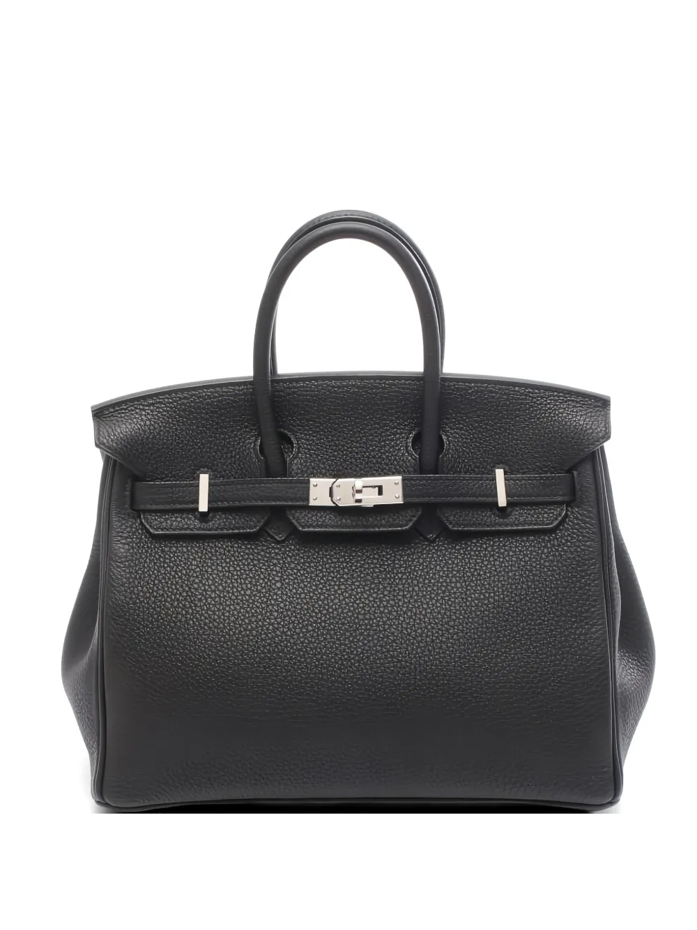 Hermès Pre-Owned 2016 Birkin grained leather handbag - Nero