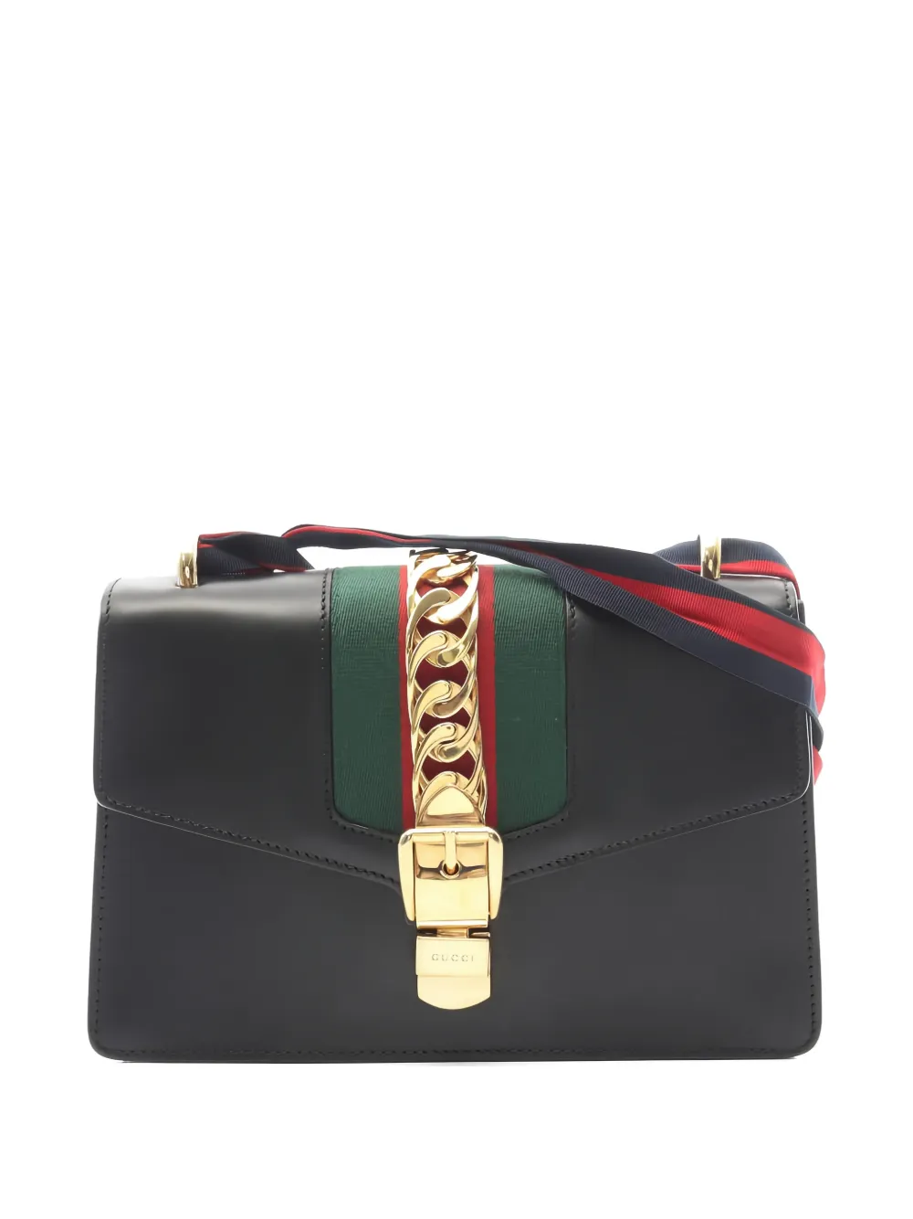 Gucci Pre-Owned 2010s small Sylvie shoulder bag - Black