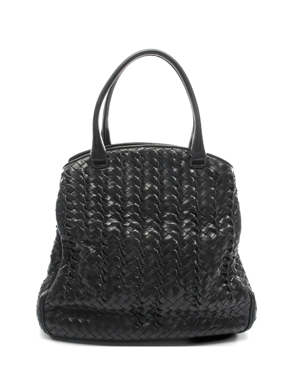 Bottega Veneta Pre-Owned Borsa tote con design Intrecciato anni 2000 - Nero