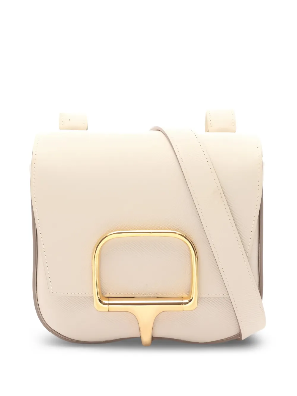Hermès Pre-Owned 2023 mini Della Cavalleria leather shoulder bag - Toni neutri