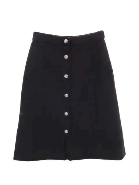 CHANEL Pre-Owned falda corta con botones