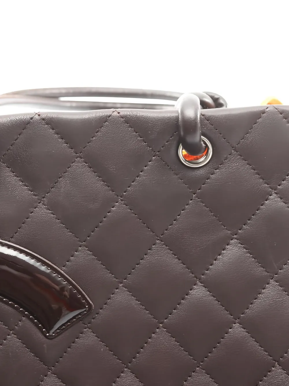 2004~2005 Medium Cambon Line Quilted Leather Tote Bag