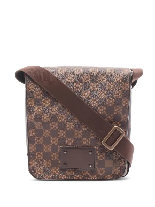 Louis Vuitton Pre-owned 2009 PM Brooklyn Damier Messenger Bag in Brown