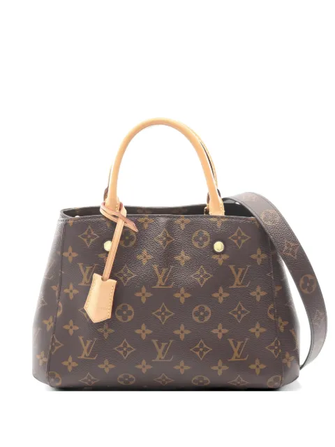 Louis Vuitton Pre-Owned tote Montaigne de piel con monnograma 2019