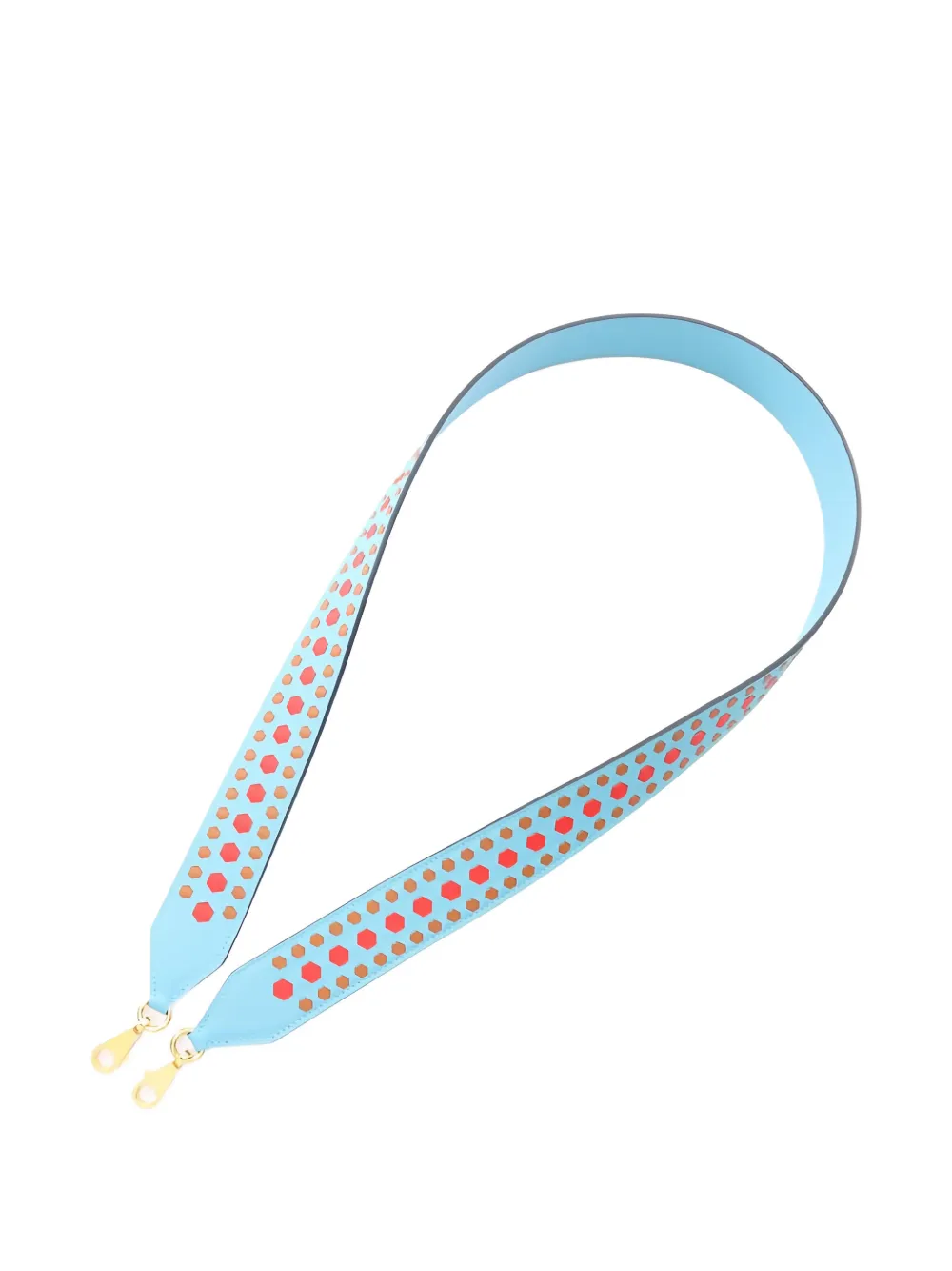 Hermès Pre-Owned 2019 hexagonal leather shoulder strap - Blau