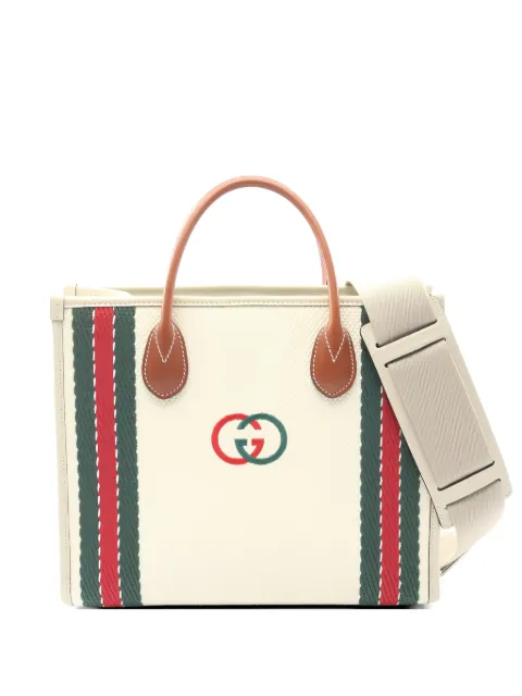 Gucci Pre-Owned small Interlocking G canvas tote bag