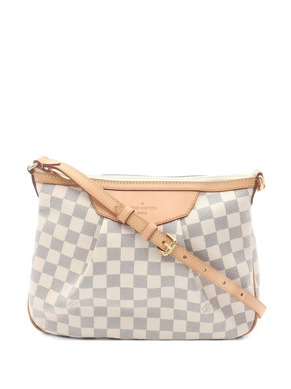 Louis Vuitton Pre-Owned 2011 PM Syracuse damier azur canvas shoulder bag - Bianco