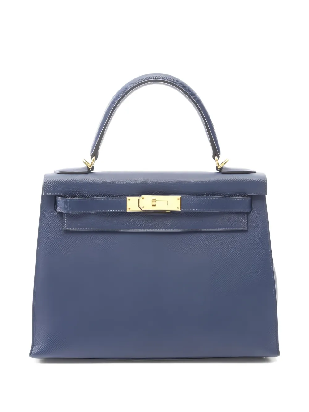 Hermès Pre-Owned 2021 28 Kelly grained leather tote bag - Blau