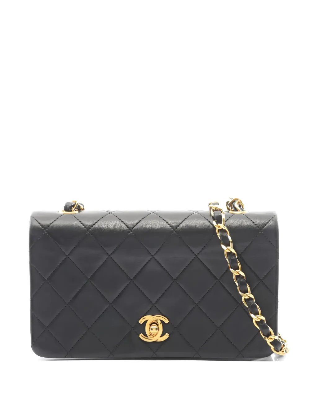 CHANEL Pre-Owned 1989-1991 mini Matelassé chain shoulder bag - Nero