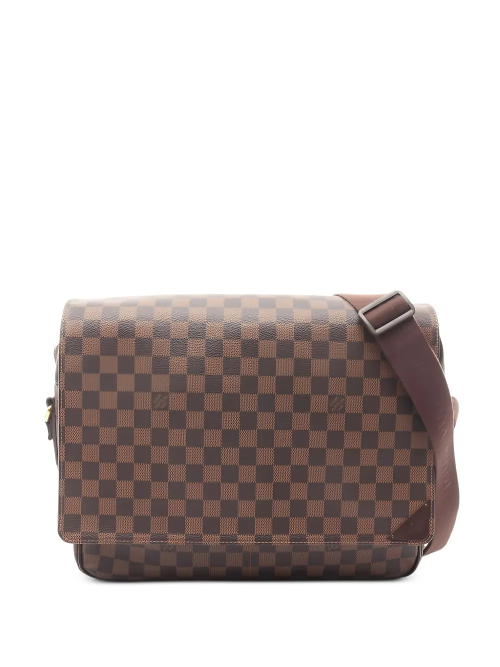 Louis Vuitton Pre-Owned 2012 GM Damier Ebène menssager bag - Marrone