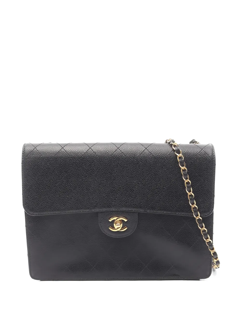 CHANEL Pre-Owned 1997-1999s Matelasse leather shoulder bag - Schwarz