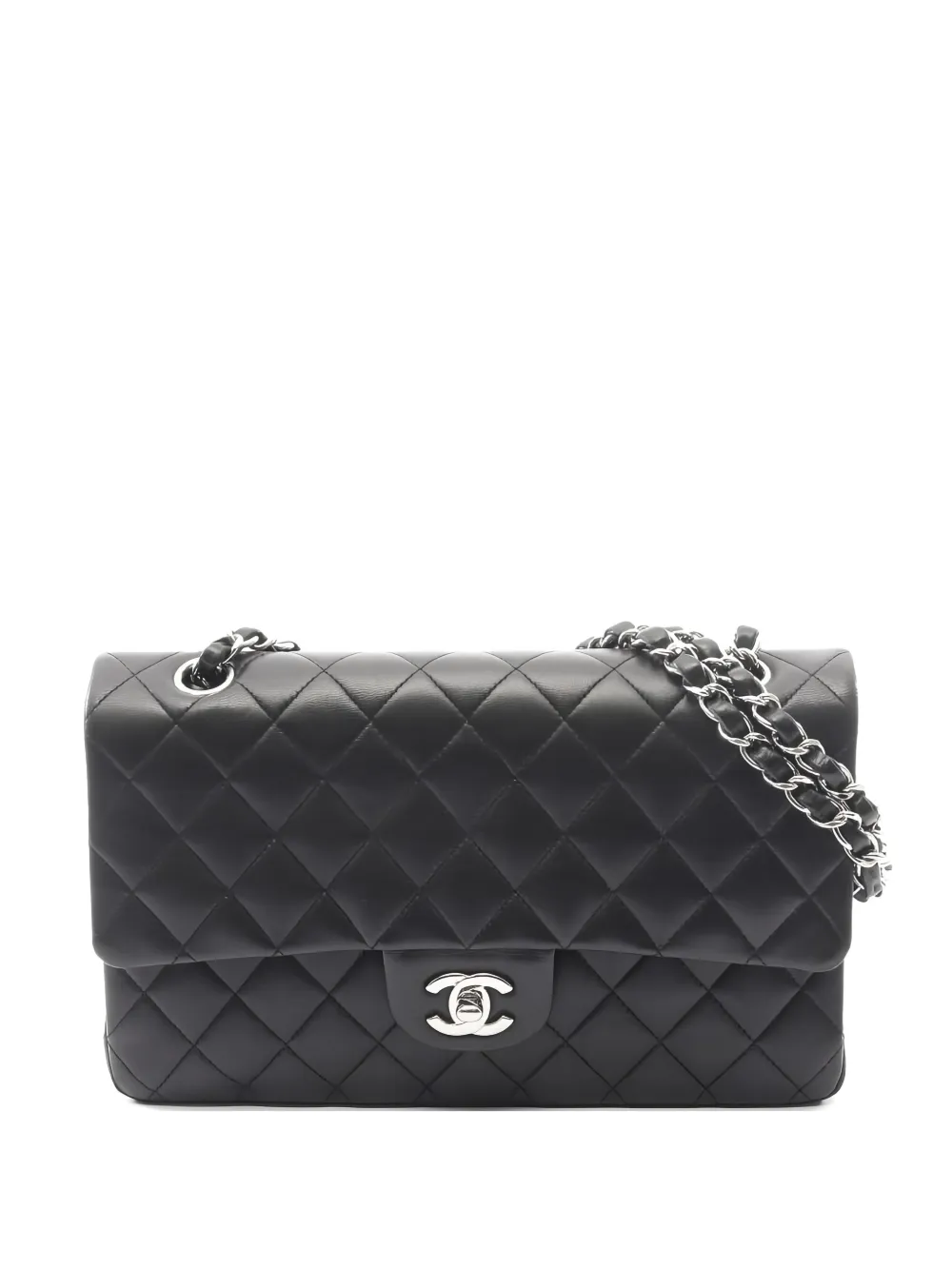 CHANEL Pre-Owned 2009 Matelassé double-flap shoulder bag - Nero