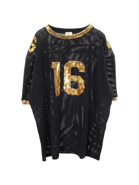 Celine Pre-Owned 2020 M 16 embroidery short sleeve T-shirt