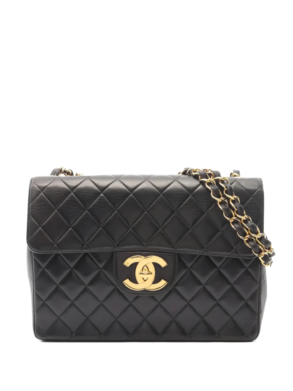 CHANEL Pre-Owned 1994-1996 30 Deca matelassé shoulder bag - Nero
