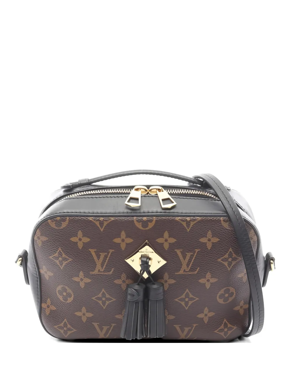 Louis Vuitton Pre-Owned 2018 Saintonge monogram leather cross body bag - Marrone