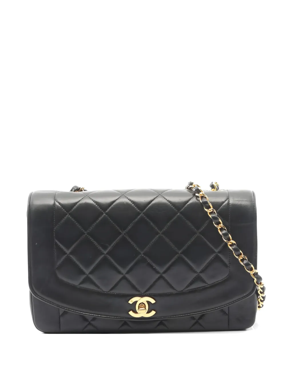 CHANEL Pre-Owned 1996-1997s Matelasse Diana Flap leather shoulder bag - Nero