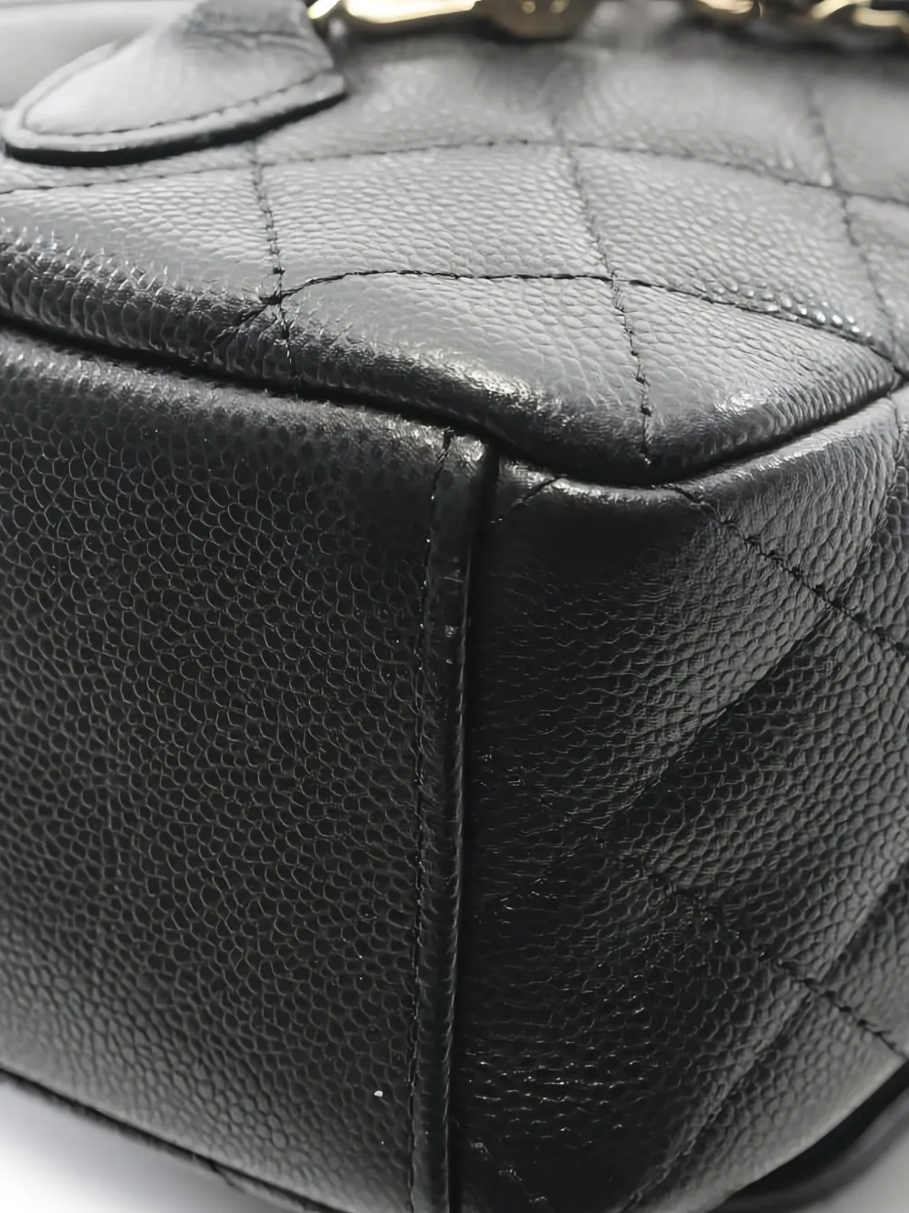 Chanel Pre-owned 2021 Interlocking-cc Backpack in Black, view 4