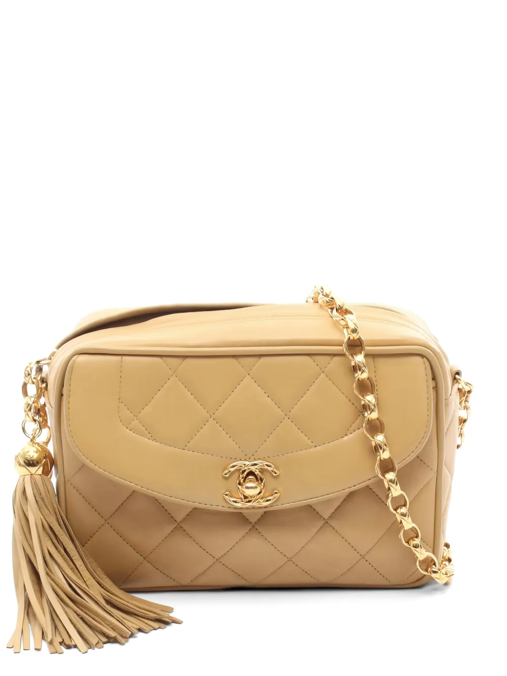 CHANEL Pre-Owned 1990s Diana Flap matelasse chain shoulder bag - Toni neutri