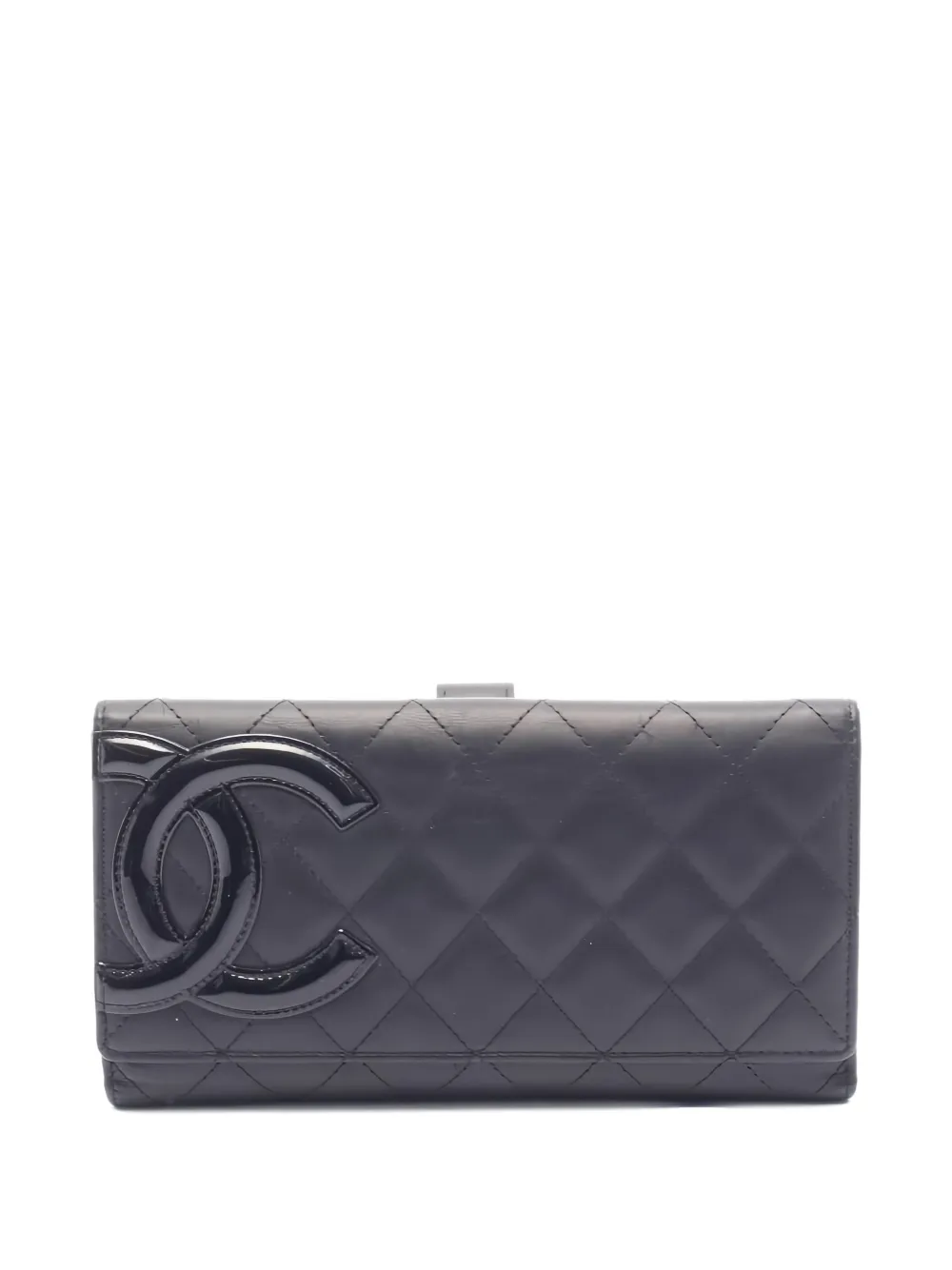 CHANEL Pre-Owned Portafoglio Cambon Ligne trapuntato 2013-2014 - Nero